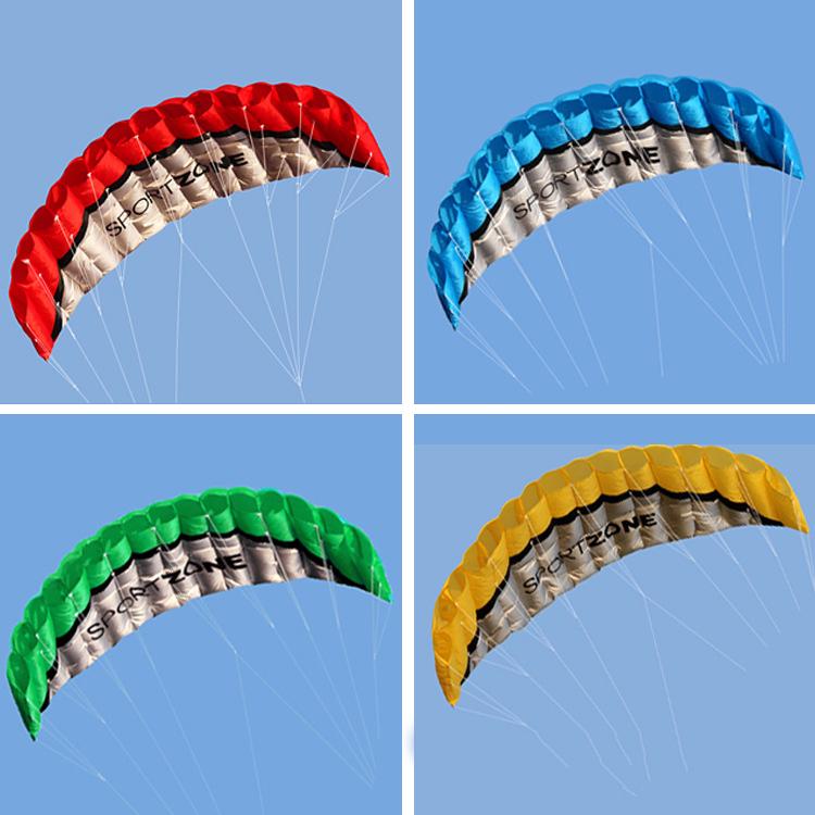 2.5m Dual Line Kite Parafoil Parachute Stunt Sports Beach Kite Outdoor Toys Play
