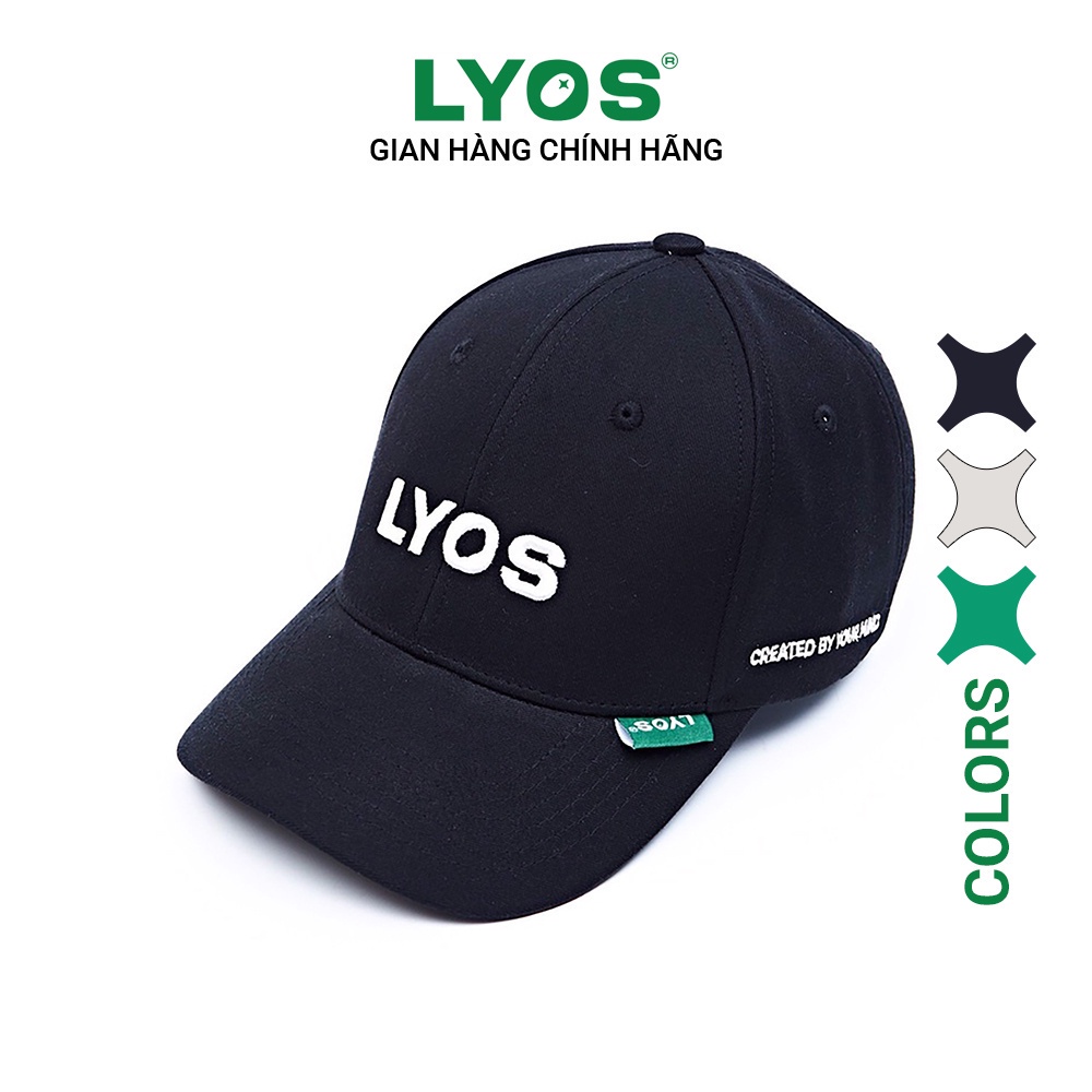 Nón Lưỡi Trai LYOS Basic Logo Đen/ Trắng/ Xanh lá