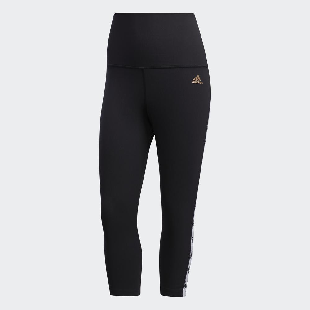 [Mã WABRD7 giảm 150K đơn 1 Triệu] Quần Bó adidas TRAINING Nữ 3/4 Adidas U4U Màu Đen GG3421