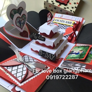 Love box mini có bánh