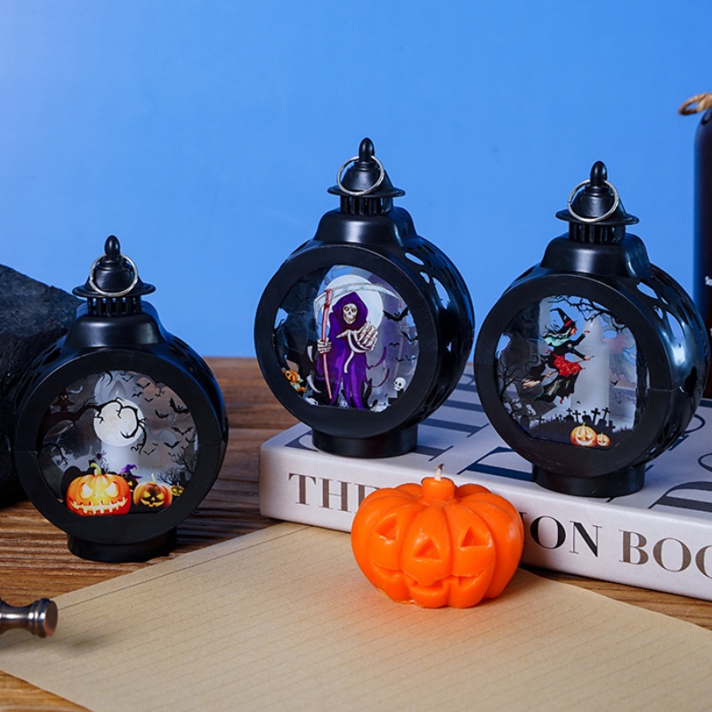 Đèn Tròn Trang Trí Cửa Sổ Chủ Đề Halloween