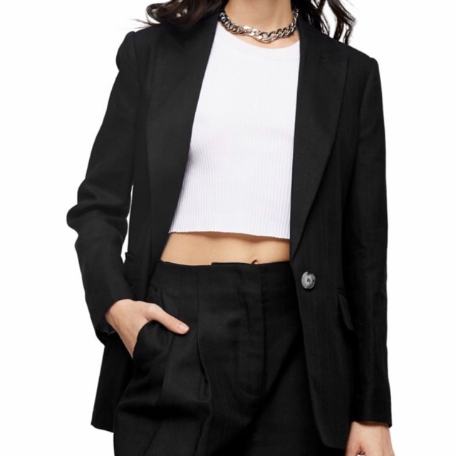Vest đen xuất xịn kiểu 1 nút/4nút