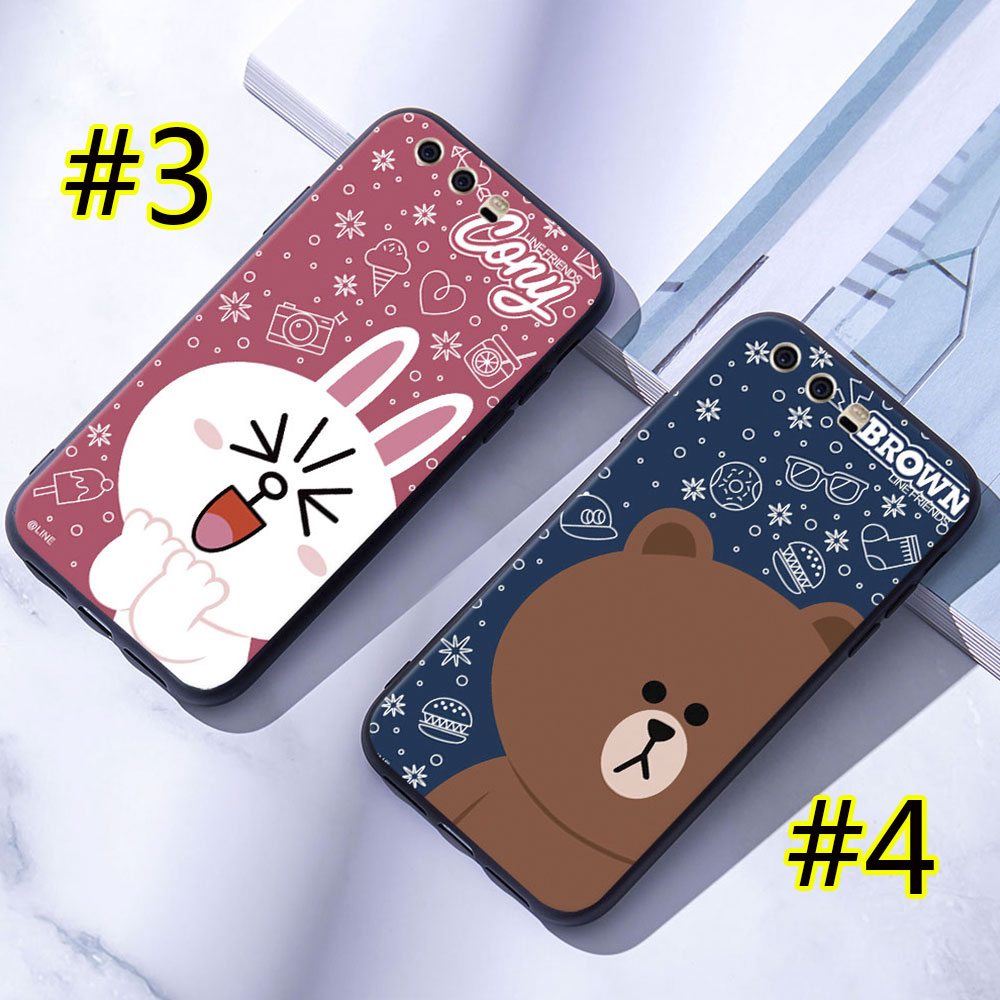 Ốp điện thoại mềm Huawei P9 P10 Lite Plus gấu nâu 1