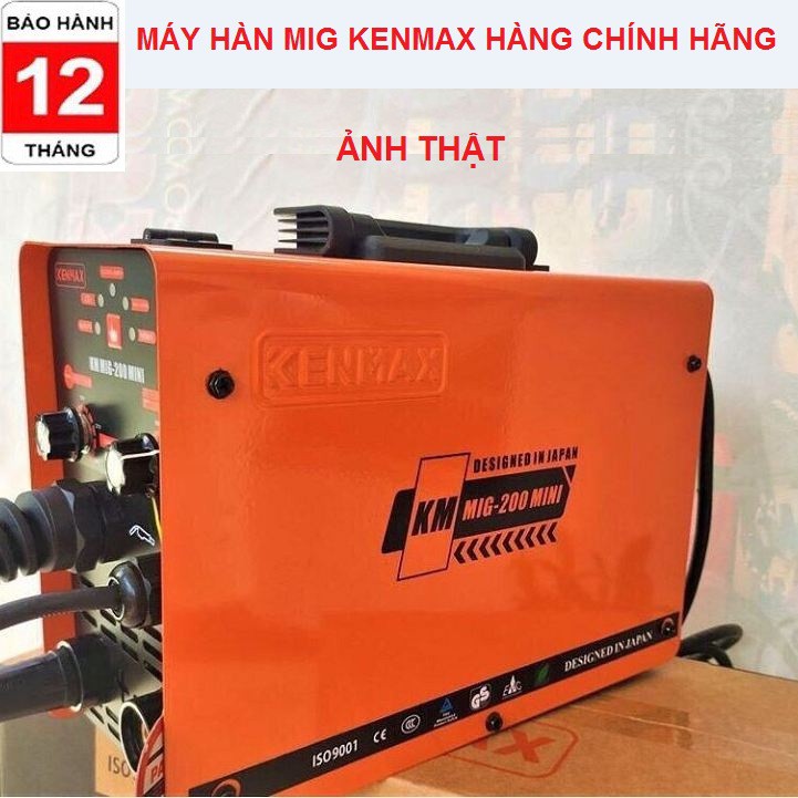 Máy Hàn Khí KenMax Mig-200 Mini, Máy Hàn 3 Chức Năng Tặng Kèm 1 Cuộn Dây 1Kg - Máy Hàn Điện