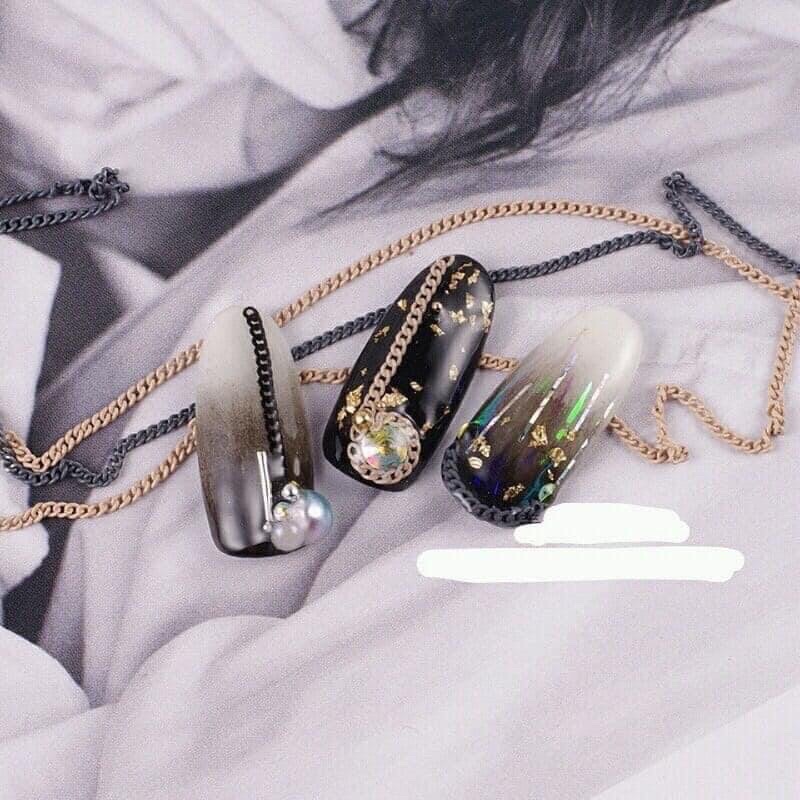 Dây xích trang trí móng nhiều kiểu siêu đẹp