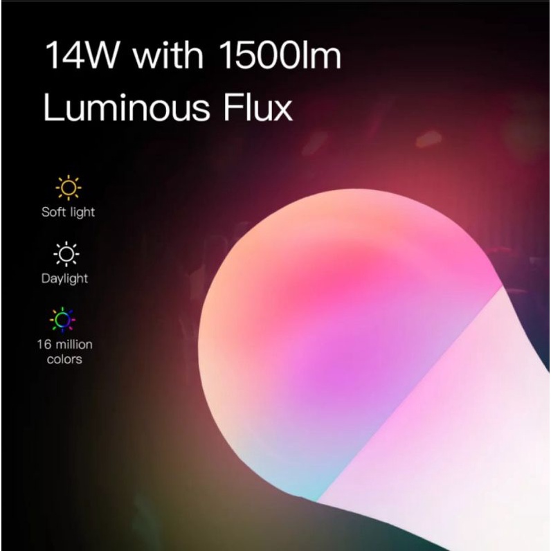 Bóng đèn thông minh Wifi Tuya 15W,12W,10W,9W điều khiển qua điện thoại, Google Home&amp;  Alexa