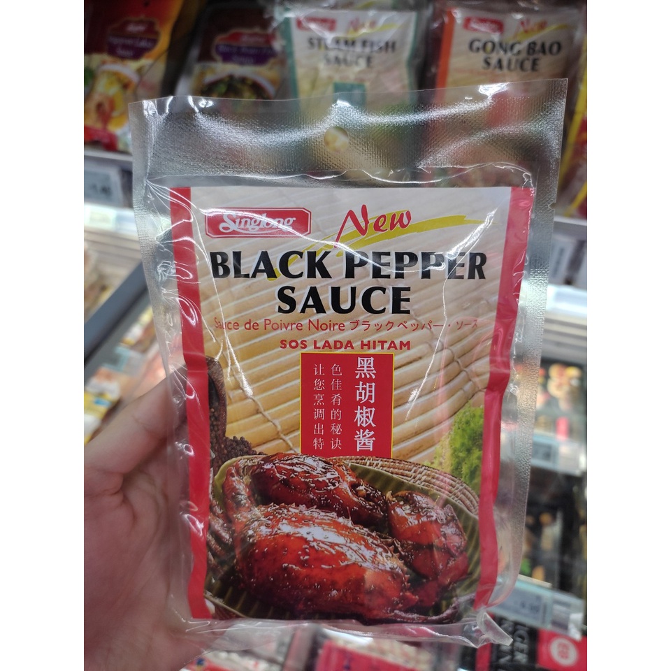 Gia vị Cua Sốt tiêu đen Singapore Pepper Crab - SINGLONG