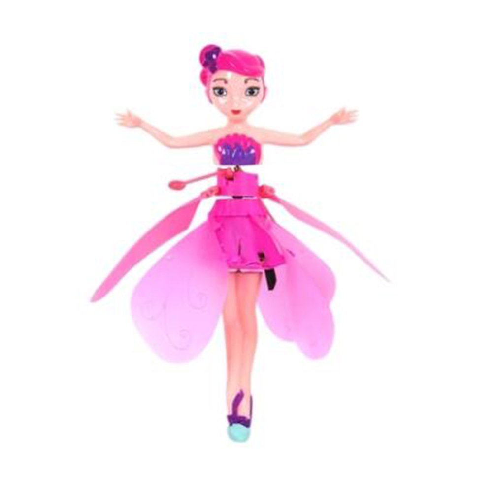 Đồ chơi búp bê bay điện tử có cánh quạt điều khiển cảm ứng hồng ngoại cho bé