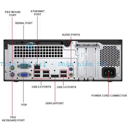 [THANH LÝ XẢ LỖ]  Case máy tính để bàn HP ProDesk 400 G3 SFF main H110, cpu core i7 6700, ram 8GB, SSD 120GB. Hàng Nhập 