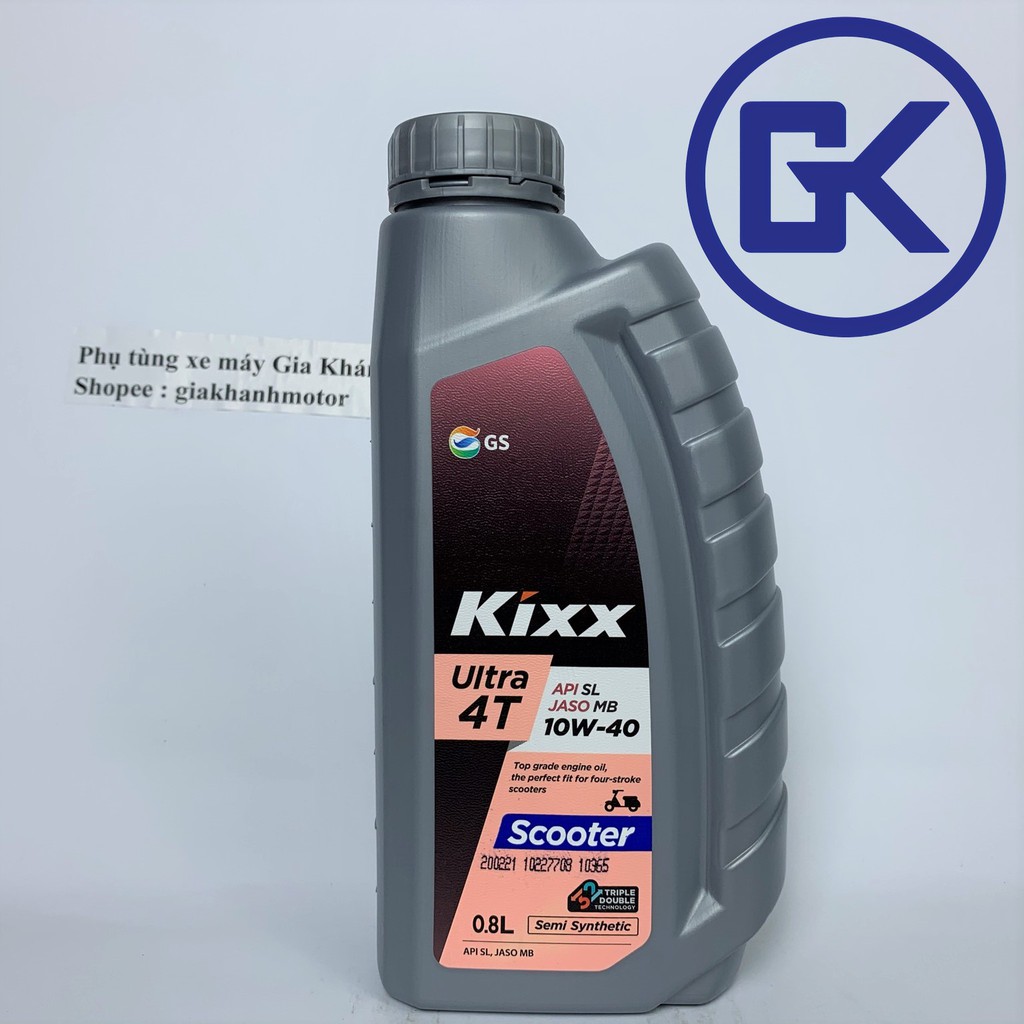 [CHÍNH HÃNG] Dầu nhớt GS Kixx Ultra 4T 10W-40 ( xe ga )