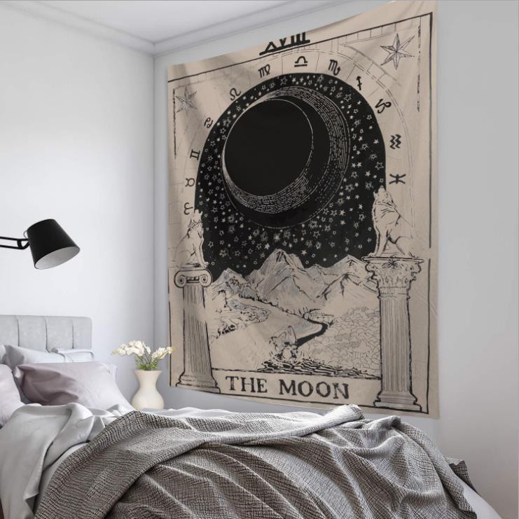 💖 DecorZ 💖 [ĐẸP - SẴN - Tặng móc treo] Tranh vải treo tường Decor phong cách bài Tarot