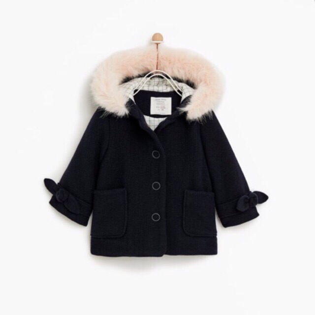 Áo dạ Zara xanh than
