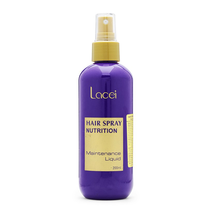 Sữa dưỡng Lacei hair spray nutrition (màu tím) 200ml