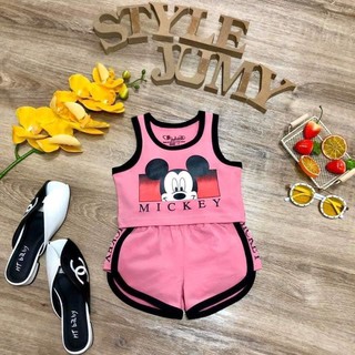 Bộ ba lỗ mickey núp cho bé gái