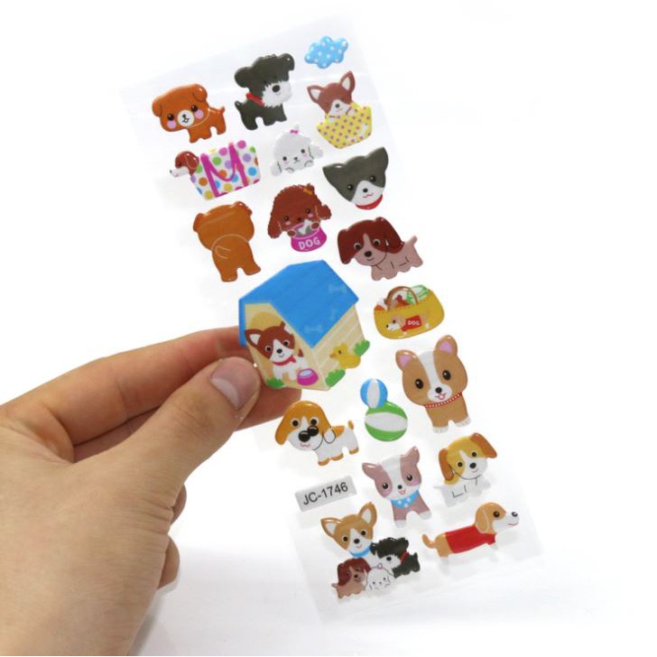 Sticker Dán Trang Trí Nổi Hình Sở Thú