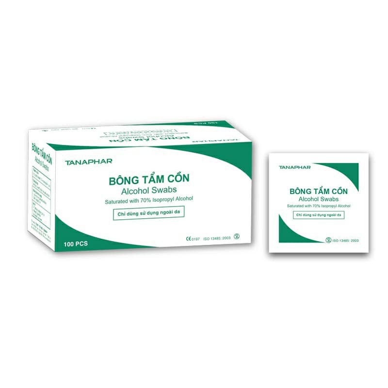 Bông tẩm cồn tiệt trùng ( Alcohol Pads )