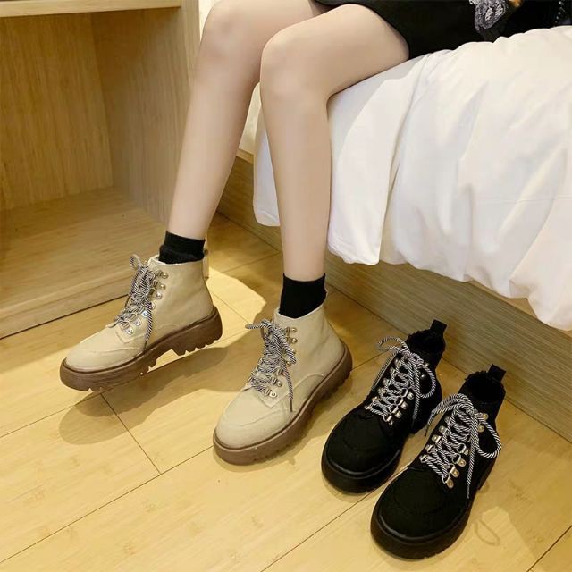 Order - boots cao cổ vải dù nằm trong bộ sưu tập những item bán chạy nhất bên Trung, hàng quảng châu loại đẹp