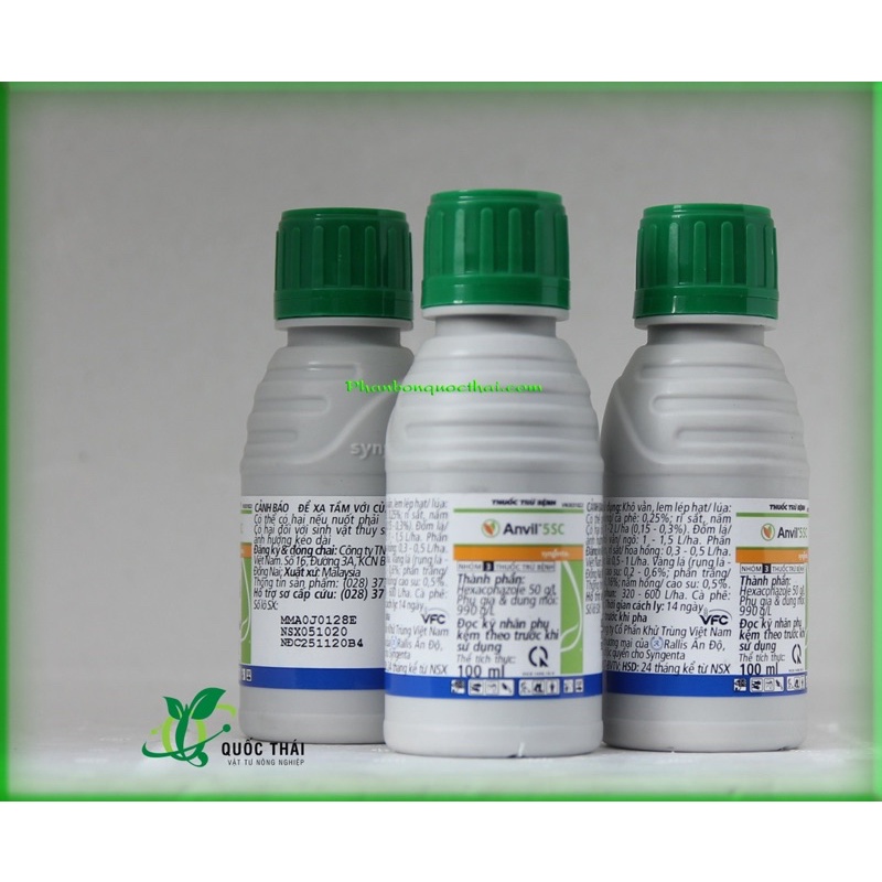Anvil 5SC – Đặc trị bệnh Rỉ Sắt, Thán Thư cho cây trồng,Chai 100ml