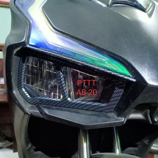 ỐP ĐÈN TRƯỚC CARBON AIR BLADE 2020