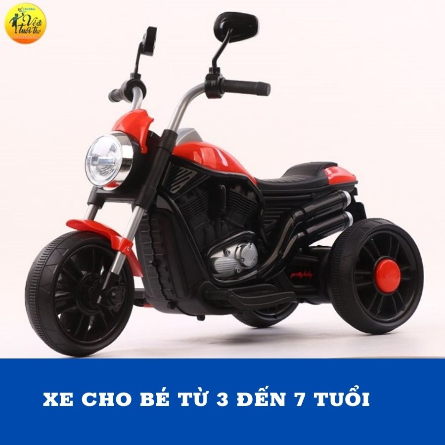 Xe máy điện trẻ em cho bé từ 3-6 tuổi. Mâu hot nhất hiện nay ND-LAB-818