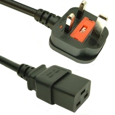 Dây nguồn UPS - Dây nguồn 3 chấu chuẩn UK C19