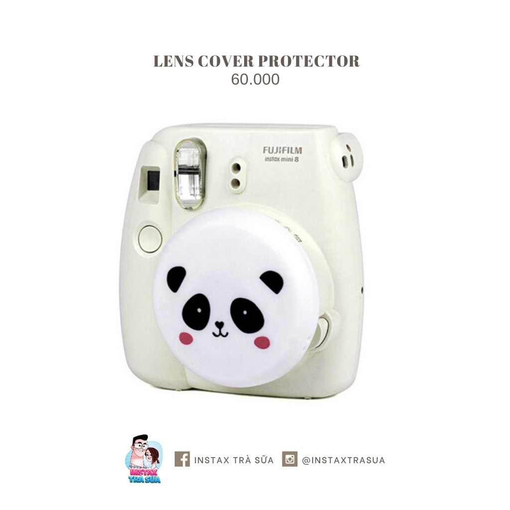 LENS CAP - MIẾNG ỐP BẢO VỆ ỐNG KÍNH MÁY INSTAX MINI 8 / MINI 8+ / MINI 9