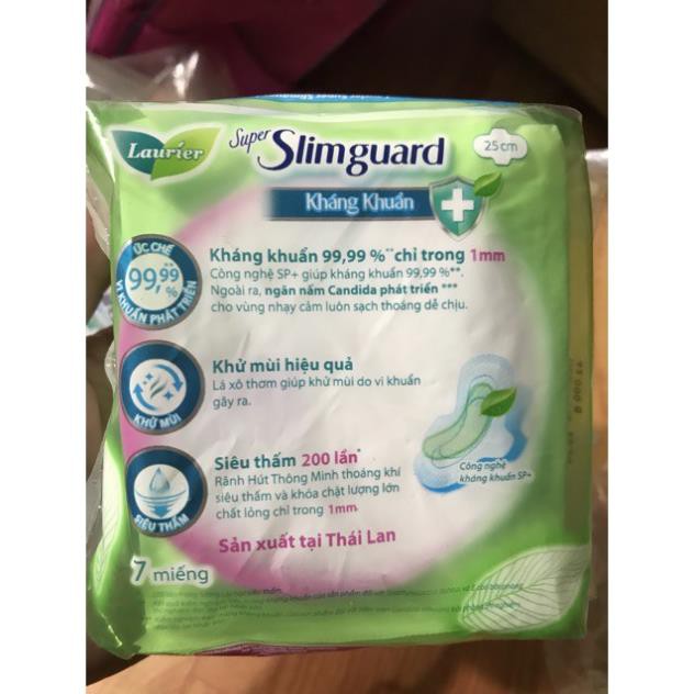 Băng vệ sinh cao cấp Laurier shuper slimguard 25cm ( có cánh )