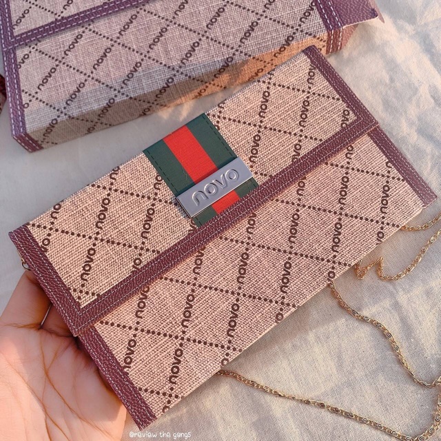 Bảng phấn mắt 16 màu dạng túi xách sang xịn Novo | BigBuy360 - bigbuy360.vn