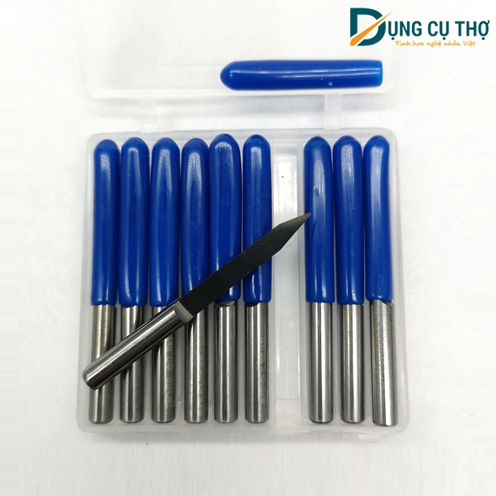 ✔️ Dao khắc - Đục vi tính 6*70mm thép hợp kim vonfram , mũi đục CNC cao cấp Đài Loan bao giá ✔️