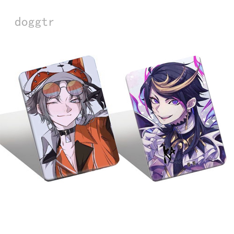 Bộ 10 Thẻ Hình Dán In Hình Anime Luxiem Vox Mysta Dùng Làm Quà Tặng Cho Người Hâm Mộ