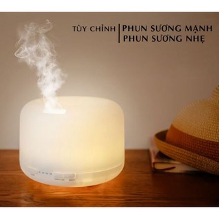 Máy xông tinh dầu siêu âm dung tích lớn 850ml kèm 3 lọ tinh dầu