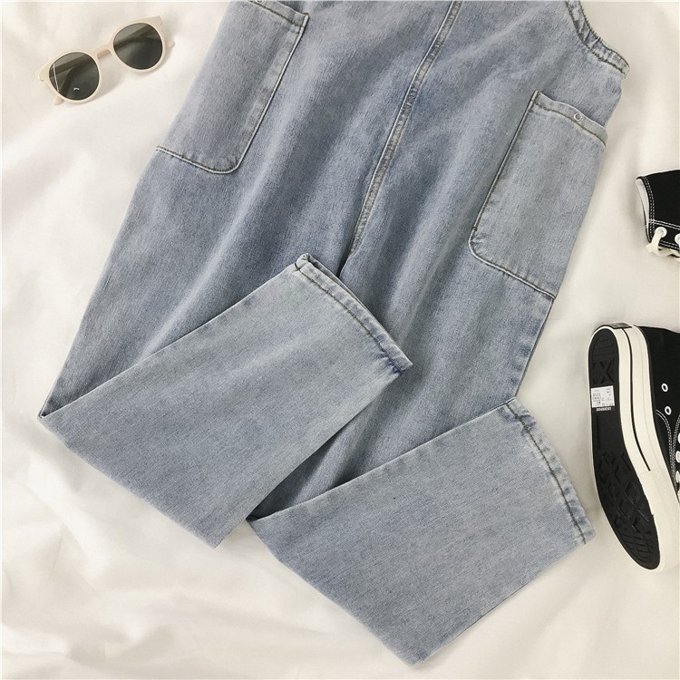 Yếm Bò Dài Túi Dọc 2 Bên Cá Tính Dành Cho Bạn Nữ - Đủ Size - Màu Đẹp | BigBuy360 - bigbuy360.vn