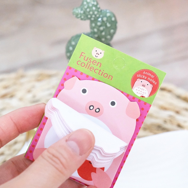 Giấy note Fusen hình động vật đáng yêu