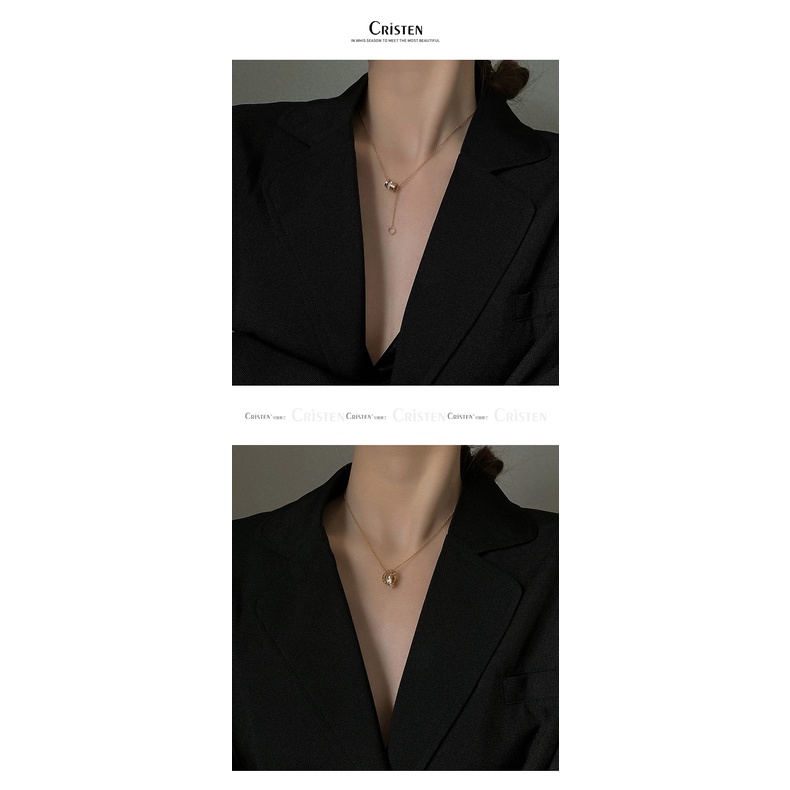 Vòng cổ Thép Titan Không Gỉ Nhẹ Sang Trọng Thời Trang Mùa Hè