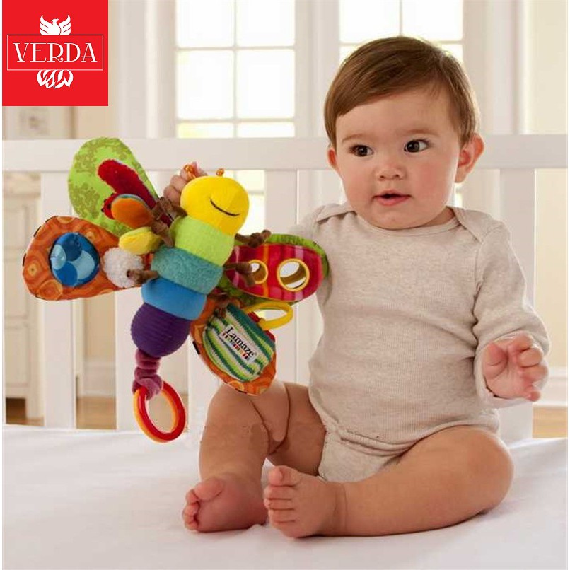 Đồ chơi treo nôi cho bé trẻ sơ sinh an toàn thú bông phát triển giác quan cũi xe đẩy lamaze by tomy baby toy