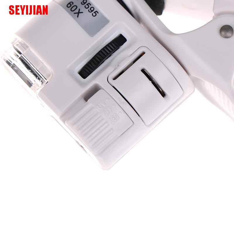 1 Ống Kính Phóng To 60X Kèm Đèn Led Cho Điện Thoại