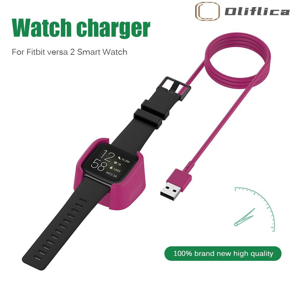 Cáp Sạc Usb 3.28ft Chuyên Dụng Cho Đồng Hồ Thông Minh Fitbit Versa 2