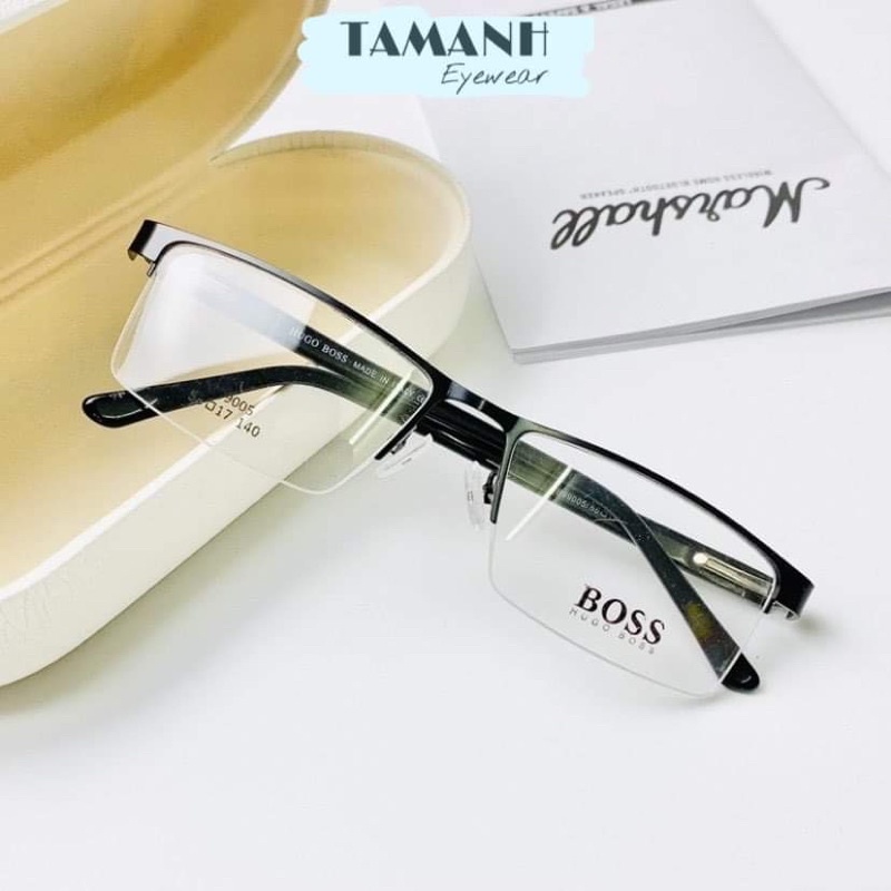 Gọng Kính Cận Nam Nữ Kim Loại Xẻ Cước Các Hãng Đủ Màu TAMANHEYEWEAR Cắt mắt cận loạn theo yêu cầu