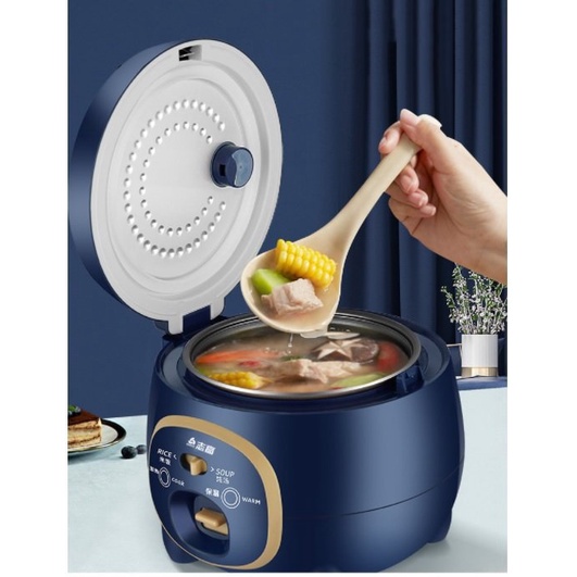 Nồi Cơm Điện Chigo 0,8L công suất 350W nấu cơm nhanh dành cho 1-2 người ăn - NENON