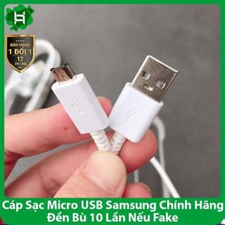 Cáp sạc micro usb samsung chính hãng sạc nhanh