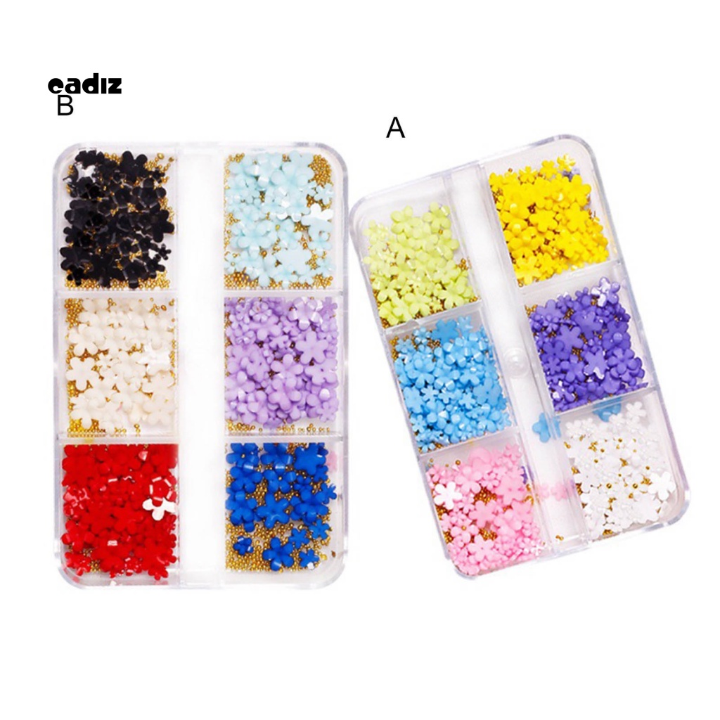 Phụ Kiện Trang Trí Móng Tay Hình Hoa 3D Xinh Xắn