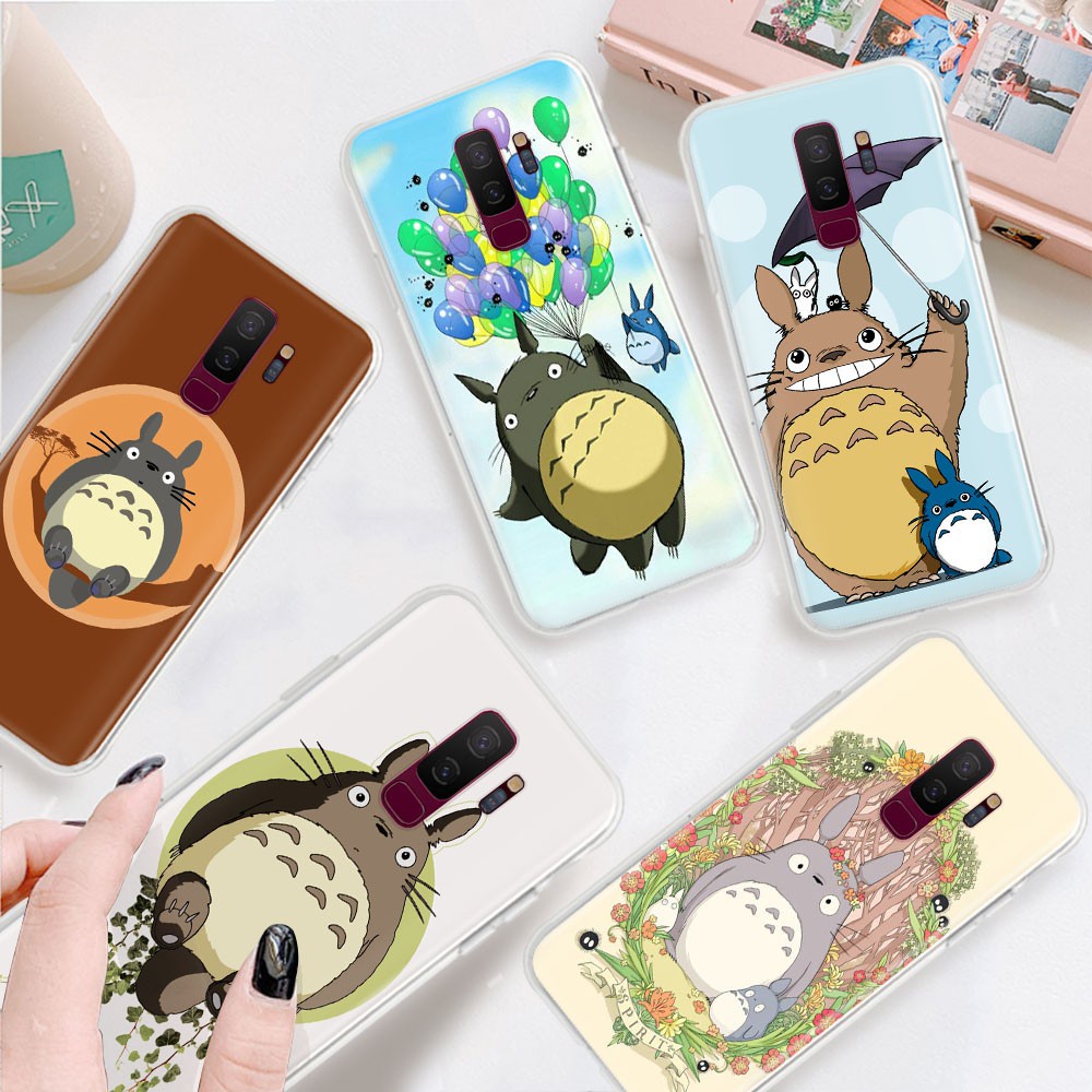Ốp Điện Thoại Trong Suốt Họa Tiết My Neighbor Totoro Cho Samsung Galaxy J2 Pro J4 Core J6 Plus Prime Tb85