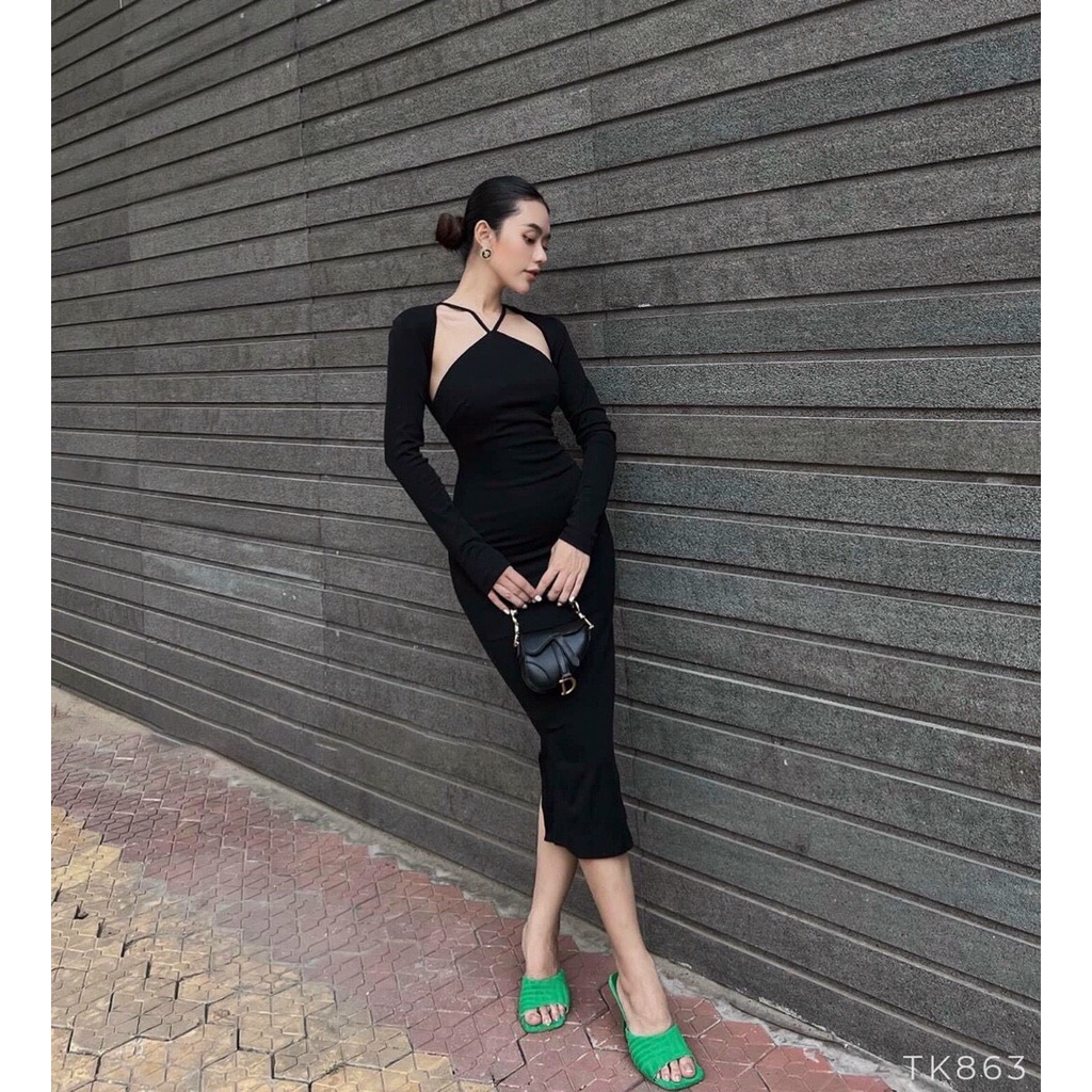 SET ĐẦM YẾM KÈM ÁO KHOÁC
