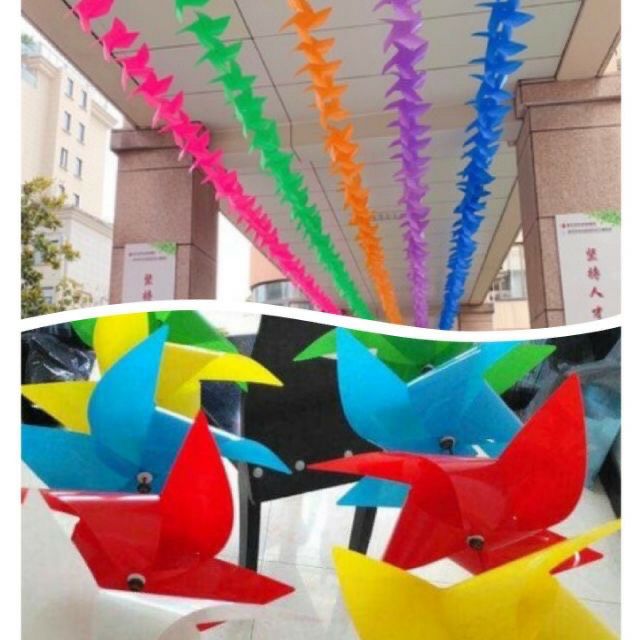 Set 100 Chong chóng nhựa siêu bền đẹp