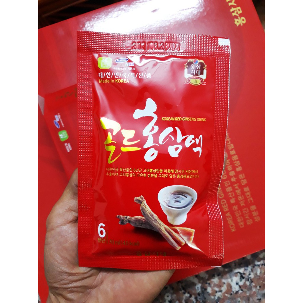Nước Hồng Sâm 6 Năm Tuổi Hàn Quốc - Hộp 30 Gói x 70ml | BigBuy360 - bigbuy360.vn
