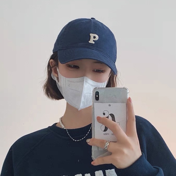 Nón Lưỡi Trai Thêu Chữ P Phong Cách Hàn Quốc Đơn Giản Thời Trang Xuân Thu Cho Nam Và Nữ