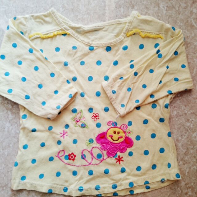 Áo bé gái chấm bi 8-10kg