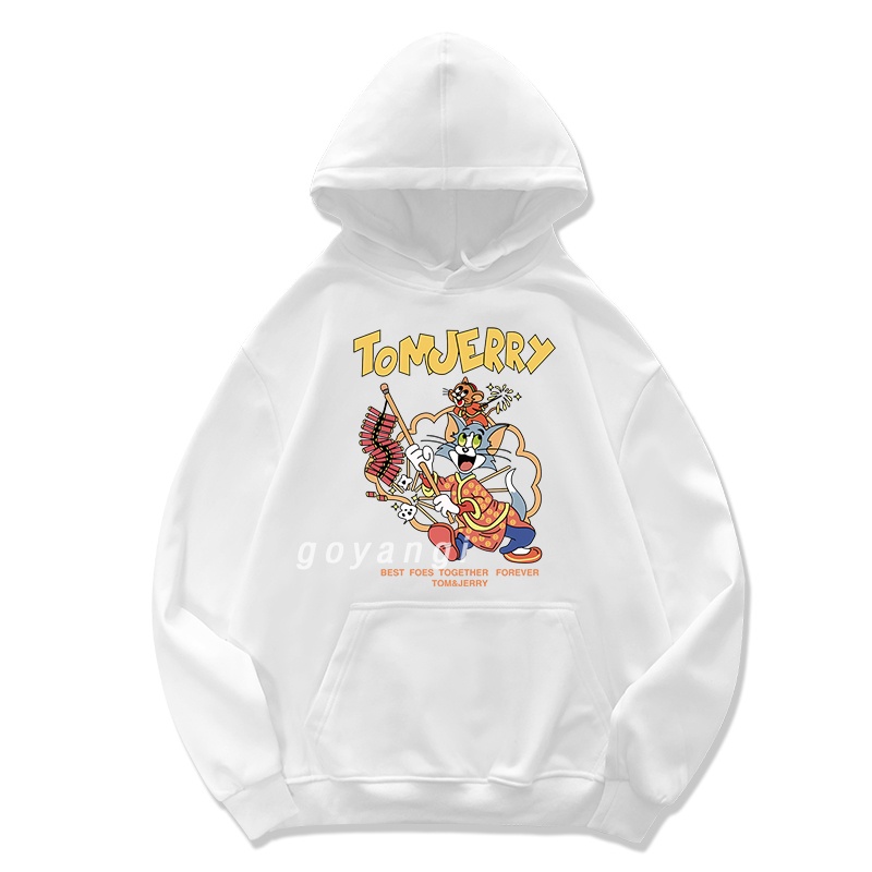 Áo Hoodie GYG Unisex Mèo Chơi Tết Form Rộng Oversize Phong Cách Hàn Quốc | BigBuy360 - bigbuy360.vn