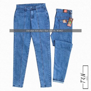 Quần jean dài sọc gân giữa bigsize 32_36
