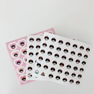 Sticker dán trang trí  chống thấm nước họa tiết xinh xắn đáng yêu